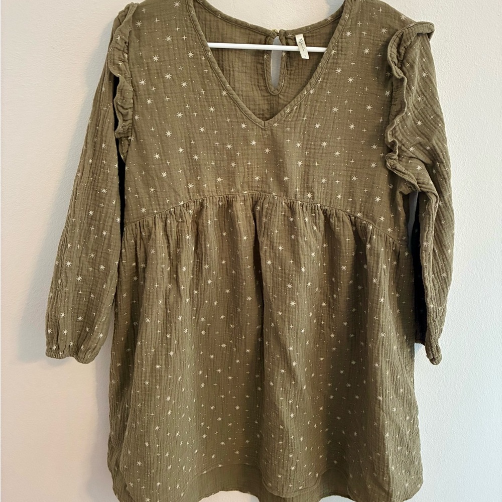 Rylee + Cru Olive Stars Women’s Mini Dress